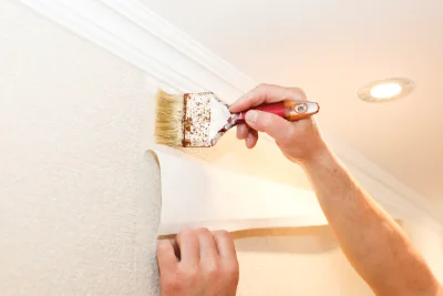Pose de papier peint à la Fage-Saint-Julien — revêtements muraux et toiles de verre